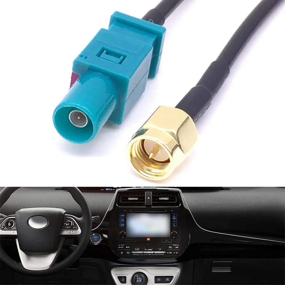 RG174 15 cm Universal Antenne Adapter Kabel Fakra-Z Stecker Auf SMA Stecker Für GSM GPS DAB FM AM stereo Radio Antenne – Detail 1