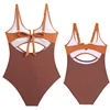 Summer Matching Family Bathing Suits Mother Girl Bikini Swimsuit For Mom and Daughter Swimsuits Female Baby Kids Beach Swimwear 6