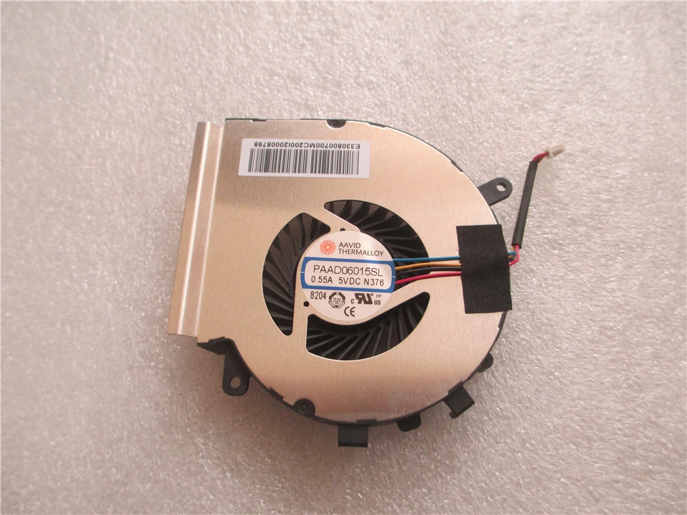 Ventilador de Refrigeração Cpu para Laptop 4pin Paad06015sl N376 e N374 Msi Ge62mvr Ge72mvr 7rg Ms16jc Ms-169c Novo e Original - Imagem 6