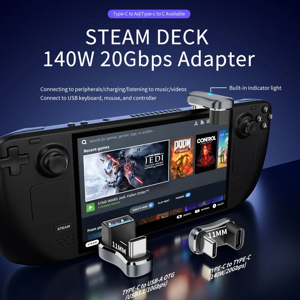 180도 U자형 100W USB 3.2 유형 C/USB 남성-여성 어댑터 OTG 10Gbps 고속 데이터 4K 태블릿 USB-C 충전 변환기 도구