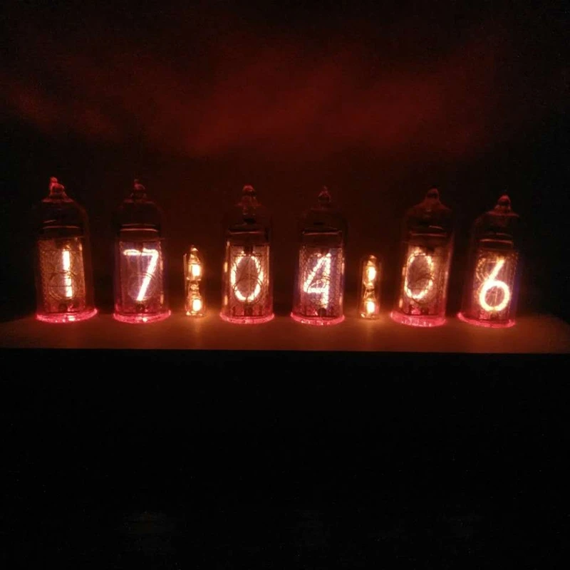 HOT-DIY In14 In4 Nixie Tube Clock Digital LED Clock Gift Circuit Board Kit PCBA No Tubes pcb board