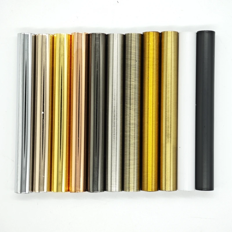 Desk lamp electroplated spray painted inner teeth tube