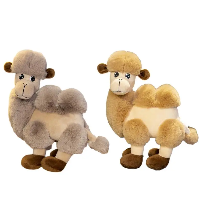 

Realistic Cute Cartoon Plushies Doll Soft Stuffed Camels Animals Plush Toys Home Decor Girls Sleeping Hug Pillow For Kids Gift