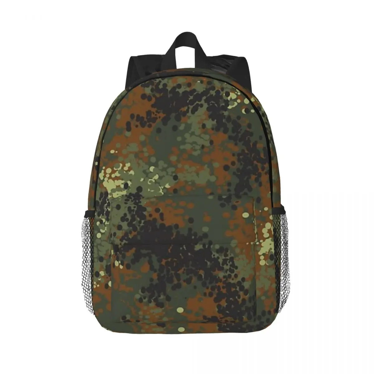 

Камуфляжные рюкзаки Flecktarn для мальчиков и девочек, модные школьные ранцы для учеников, рюкзак для ноутбука, вместительная сумка на плечо