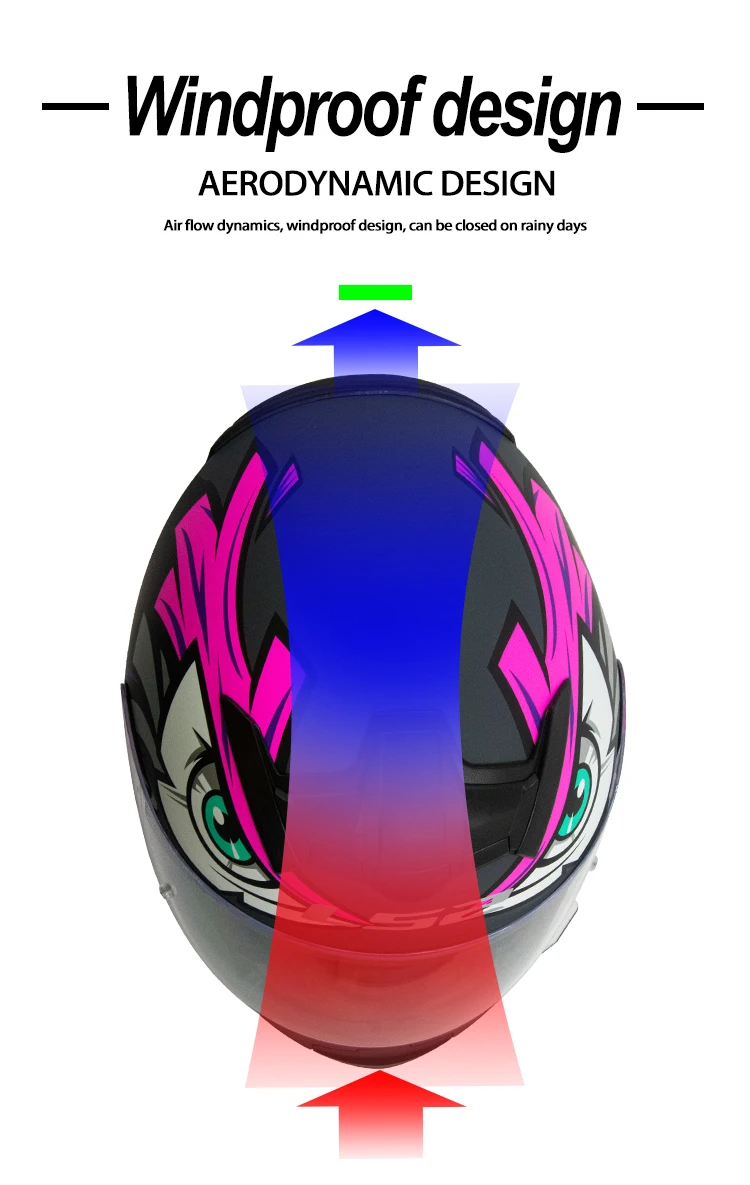 Capacete LS2 FF353 casco de motocicleta de cara completa ls2 RAPID ABS,  estructura segura, hombre y mujer - AliExpress