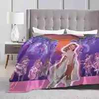 My Childhood Dream Of Being A Xanadu Roller Skating Muse Four Seasons Comfortable Warm Soft Throw Blanket Childhood Dream 1