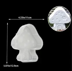 Charming Mushroom Cottage Mold for Creative Crafts & Decor (01)