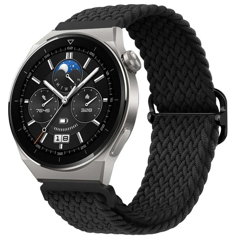 Braided Nylon Loop Smartwatch Strap - Universal Fit, 20/22mm