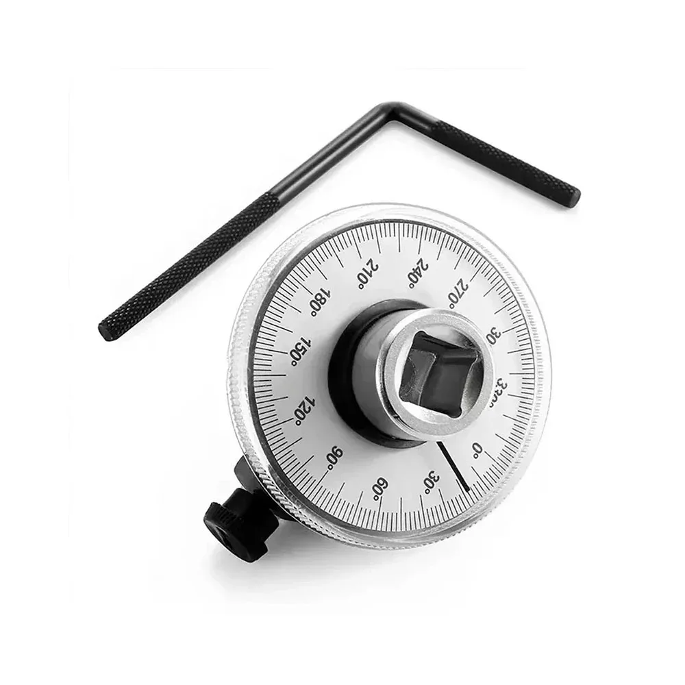 Angle Car Torque Wrench Torquemeter Dial Garage Calibrated In Degrees Auto Torque Gauge Repairing Tool 2