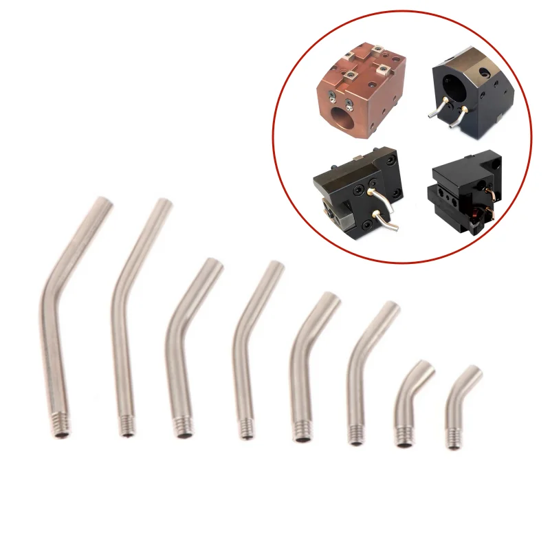 1 stücke m5/m6 ss304 edelstahl gewinde hohl gebogenes rohr für cnc  