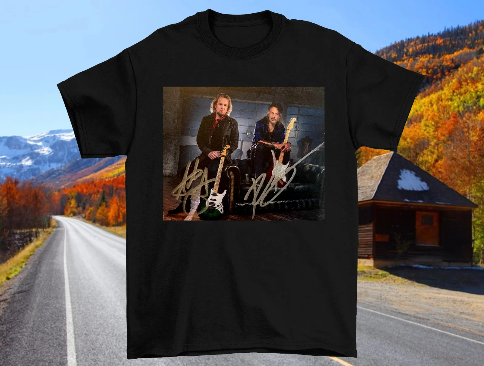 T-Shirt Con Firma Ck Kotzen E Ast Smith Taglia S-4Xl Ik623