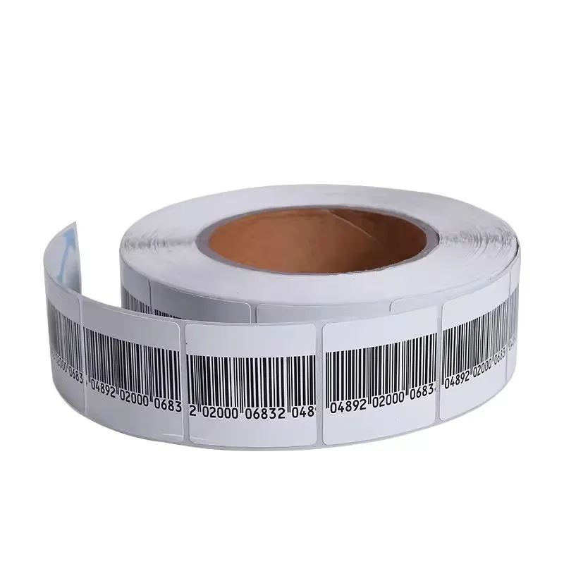 Shopping Malls And Supermarket 8.2 mhz Security Labels Loss Prevention Security Label 40*40mm RF Label 1000Pcs/roll