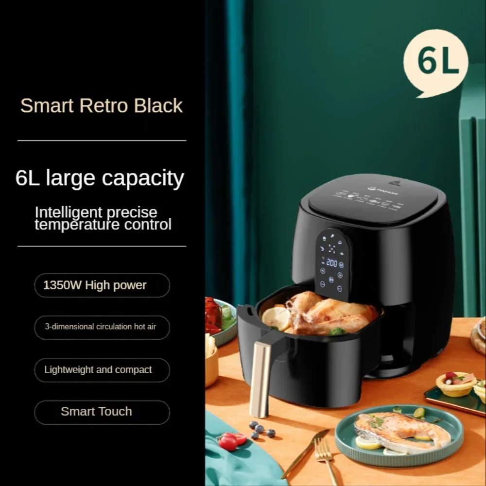 8.5l Air Fryer Household Large-capacity Intelligent Automatic  Multi-function Oil-free Roasted French Fries Machine Kitchen Oven - Air  Fryers - AliExpress