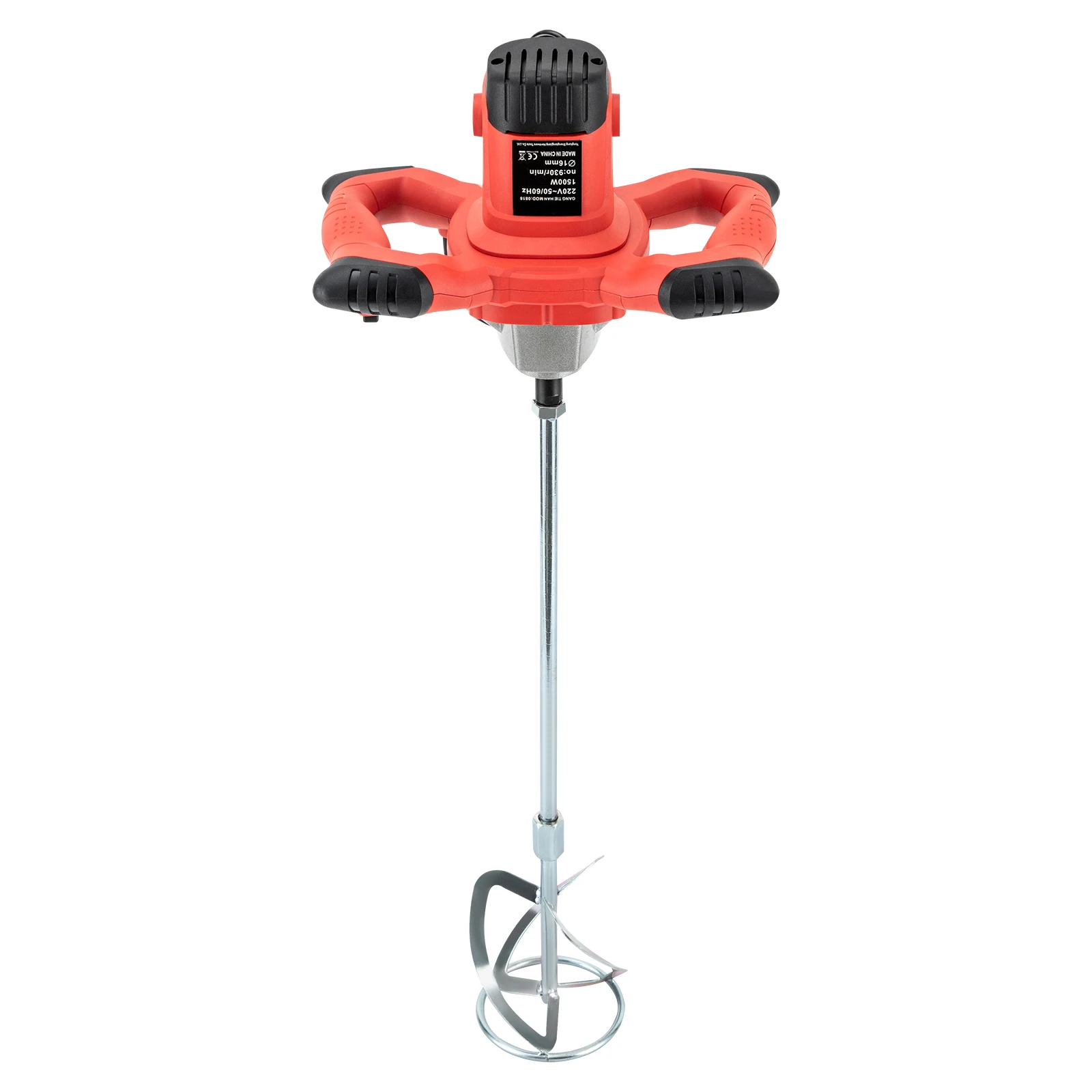 Mélangeur à Mortier Professionnel 2100W Denotip - Malaxeur Pour Ciment, Béton, Peinture