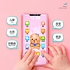 5.5 Inch Kids Simulation Smart Touch Screen Mobile Phone Toy Multi-function Children Puzzle Early Education Story Machine Toys 2