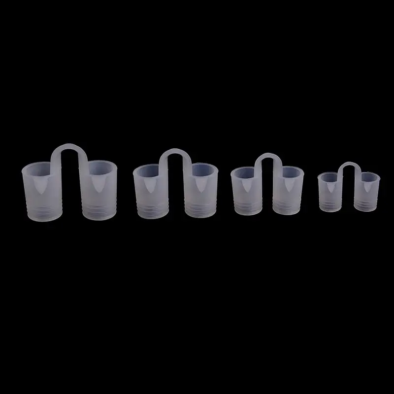 Silicone Anti Snoring Nose Vents Clip 8Pcs 4 Sizes Snoring Stopper Nasal Dilator