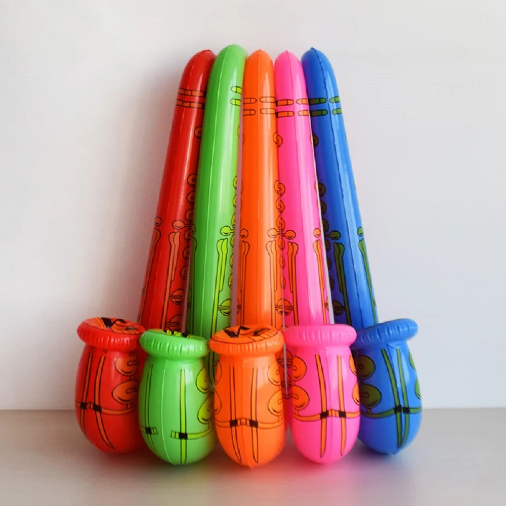1pc aufblasbares Saxophon 70cm (27,56 Zoll) zufällige Farbe aufblasbares Instrument Hip Hop Disco Musik Party Dekorationen Requisiten Spielzeug Geschenk – Detail 9