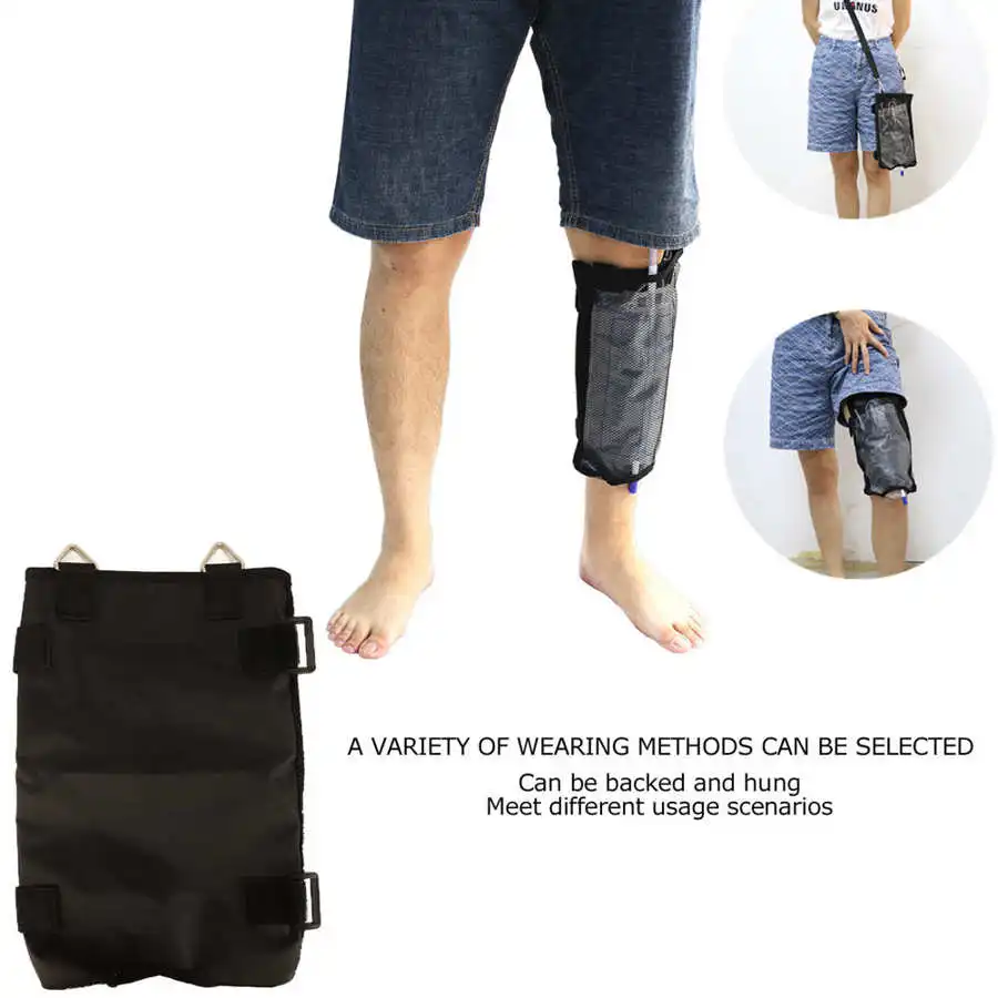 Wearable Pee Bag Mesh Fabric Urine Funnel Pee Holder Dual Wearing Urine