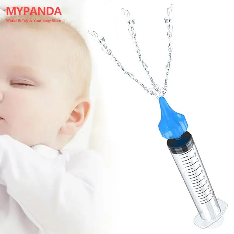 1PC 10ML Ear Washer Syringe Ear Cleaner Wax Removal Vacuum Ear Canal Absorbing Water Flushing Irrigation For Baby Children