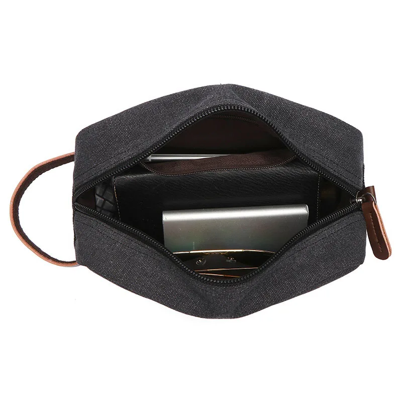 Men Canvas Travel Toiletry Bag Women Cosmetic Makeup Beauty Necessaries Bag Waterproof Dopp Kit Shaving Organizer makeup organizer washing supplies storage bag cosmetic bag storage bag cosmetic storage bag toiletry bag makeup bag cosmetic case product storage bag