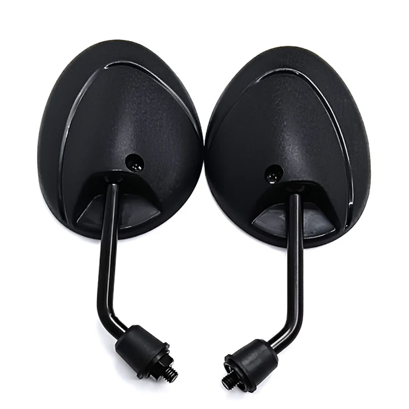 Carbon Fiber Texture Burnt Titanium Rearview Mirrors, 22mm Handle Bar, Universal Motorcycle, 1 Pair