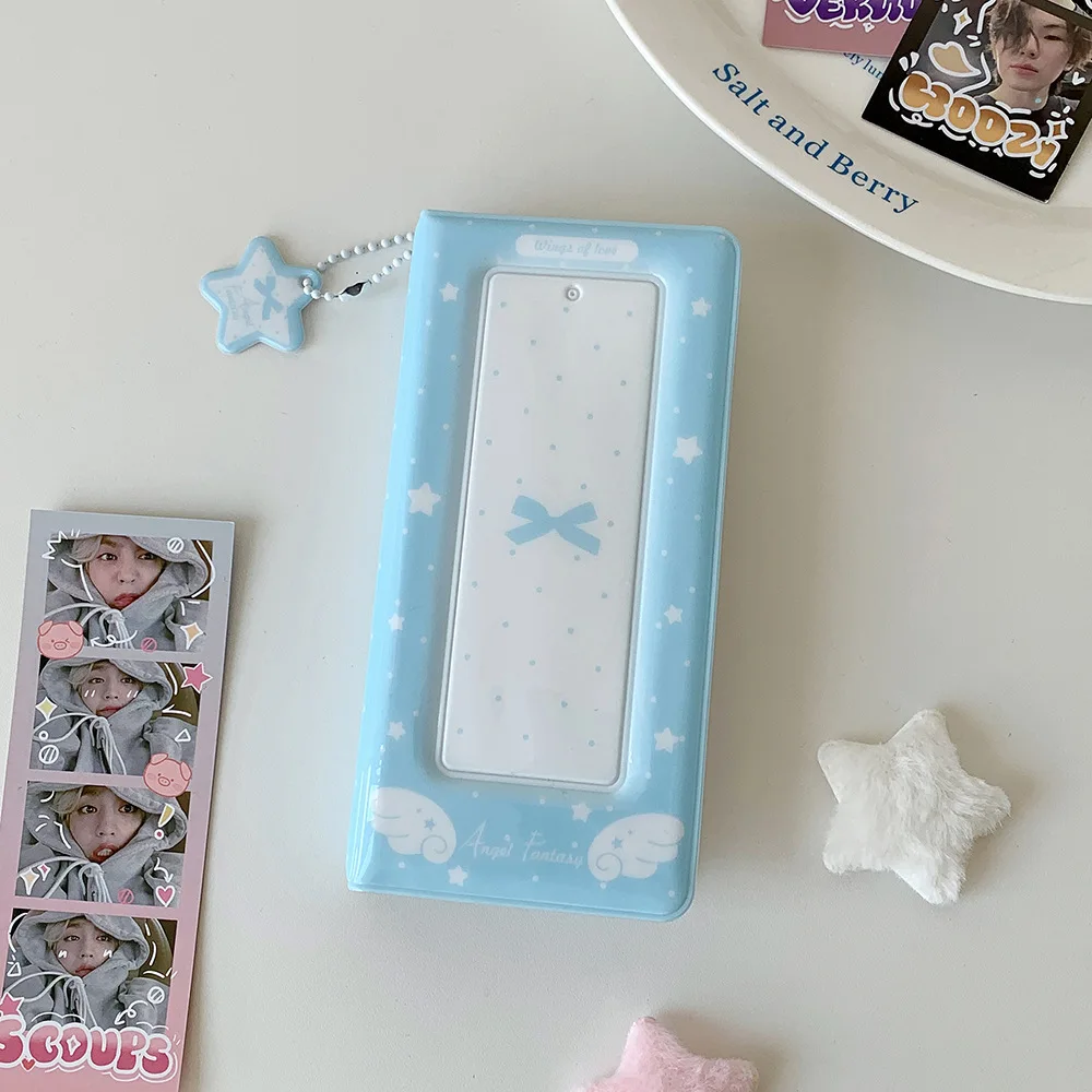 Y2K Mode 4-Fächer PVC Engelsflügel Kartenalbum Niedliche Mädchen Idol 3-Zoll Fotoaufbewahrung Kartenhalter Schüler Fotoschutzhülle Geschenke – Detail 13