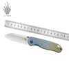 Kizer Survival Knife Drop Bear Ki3619A3 2023 New Titanium Handle LC200N Steel Blade Outdoor Camping Knife with Deep Carry Clip 1