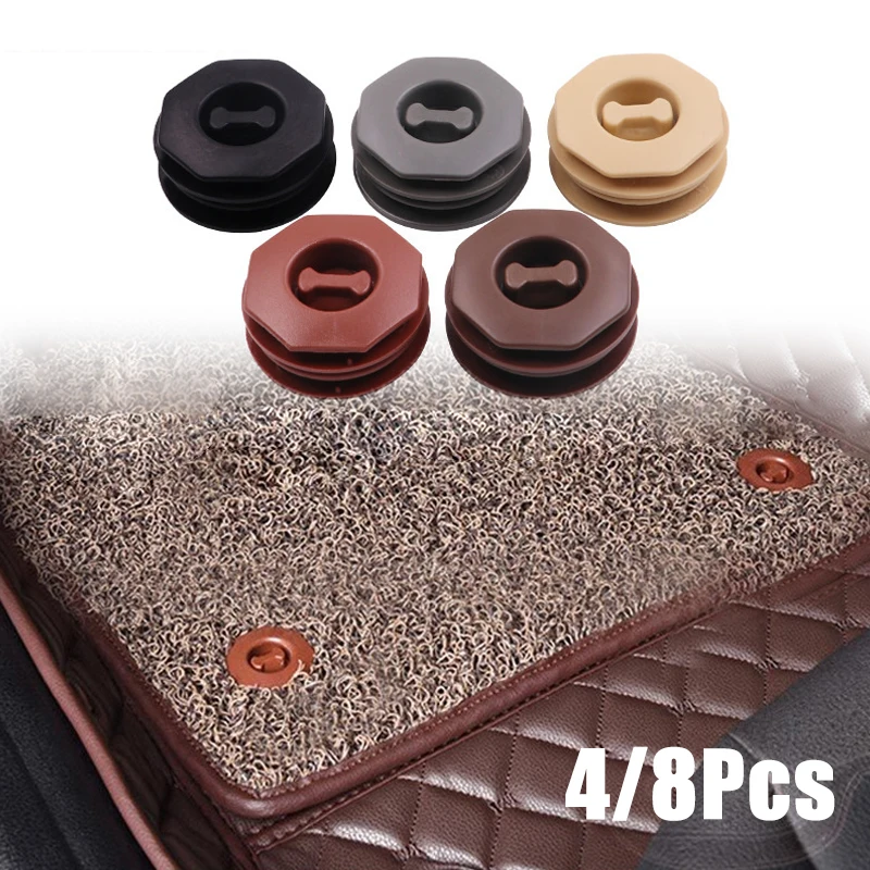 48PcsCarTrunkFloorMatFixingClipsCarpetAntiSkidClampDouble