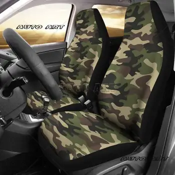 Coprisedili per auto mimetici verdi coppia 2 coprisedili per auto anteriori coprisedili per coprisedili per auto accessori per auto