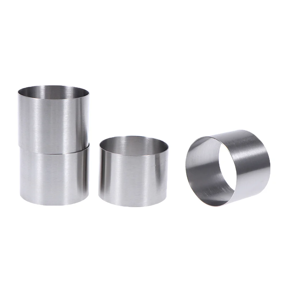 

Cake Ring Mold Mousse Baking Round Molds Rings Steel Stainless Mould Cheesecake For Mini Moulds Cooking Individual Dessert