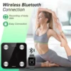 INSMART Digital Weight Scale Person Body Balance Inteligente Adult 180kg Bioimpedance Scale Smart Body Fat Professional Scales 6