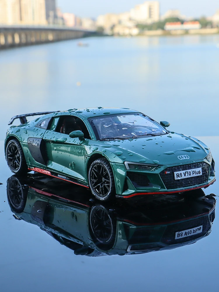 

Подарок для детей R8 Performance V10 Plus суперкар имитация изысканные Литые и игрушечные автомобили 1:24 Коллекционная модель автомобиля из сплава