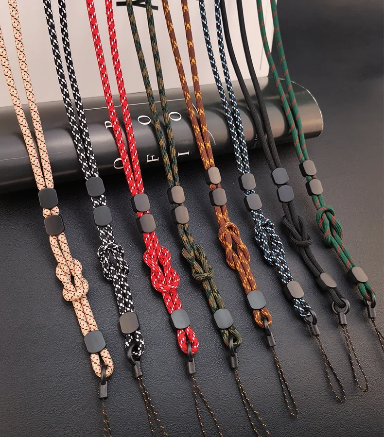 Mobile Phone Lanyard Strap - Wrist Hand Cord with Key Chain for iPhone and Smartphones