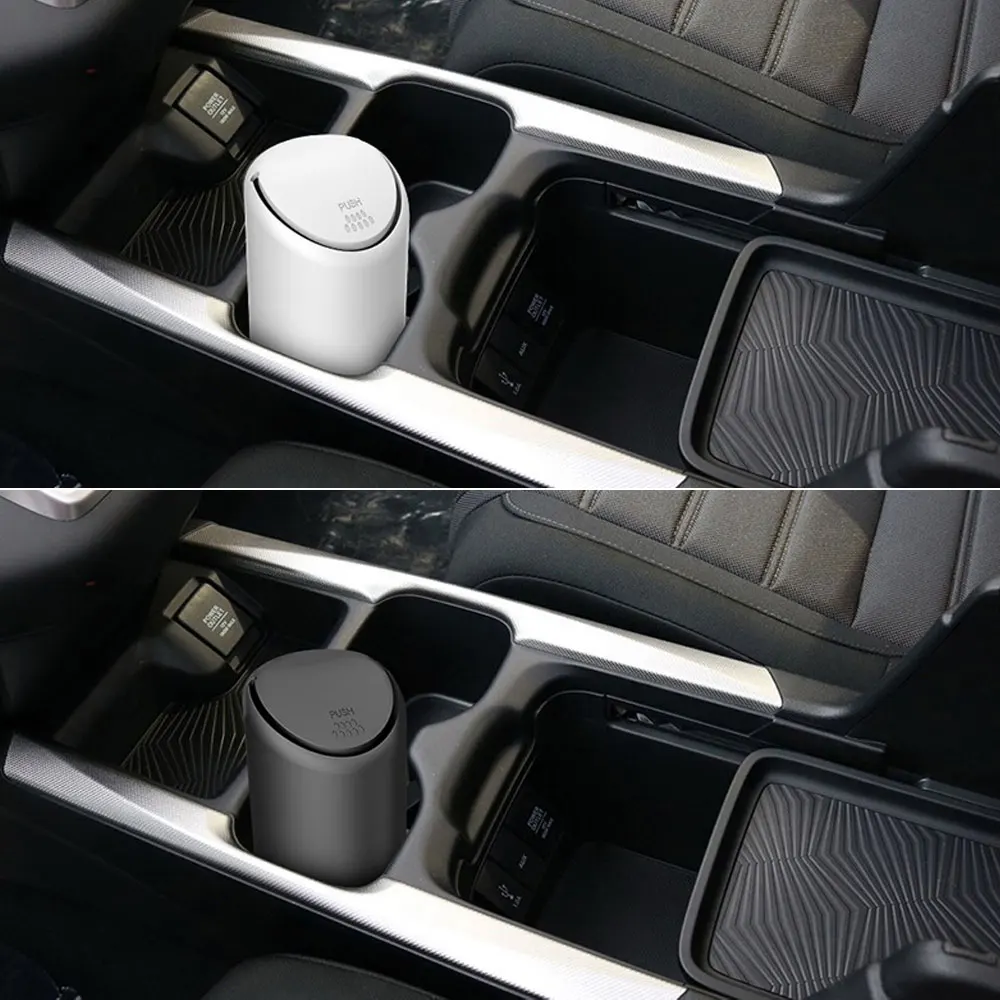 

1Pc Universal Car Auto Interior Mini Silicone Garbage Can Dust Case Holder Rubbish Bin Organization Auto Organizer Storage Box