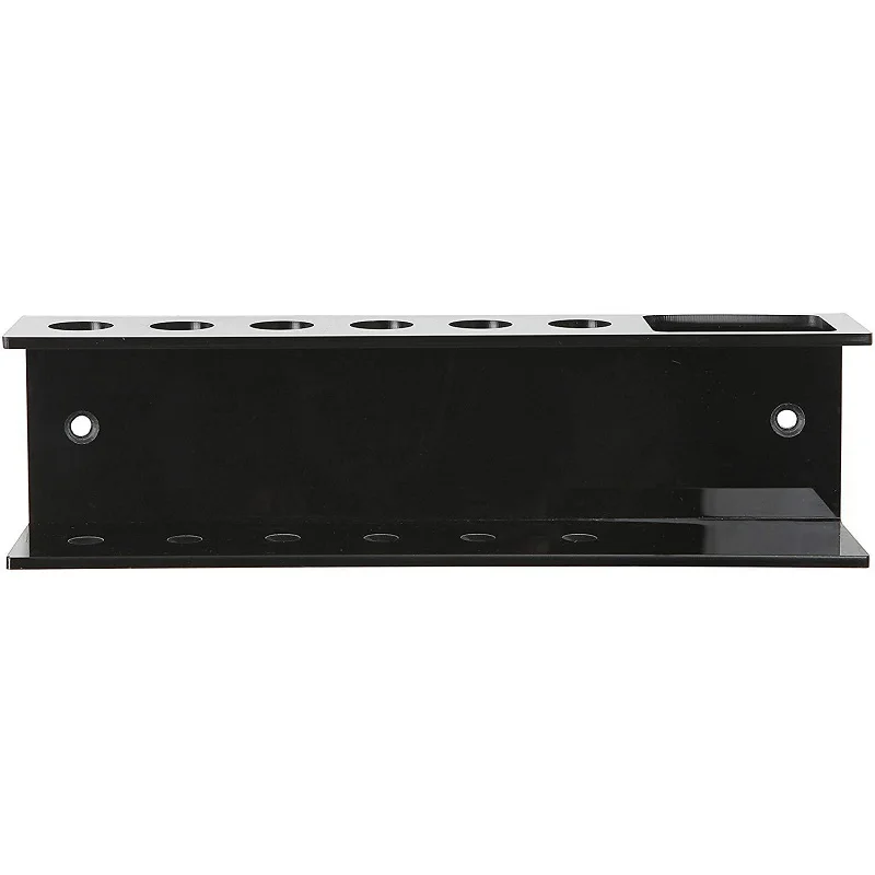 Acrylic 6-Hole Pen Holder Dryerase Marker Eraser Organizer Storage Rack Hanging Wall Pen Stand Stationery School Supplies 5