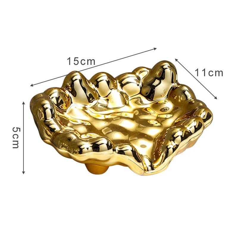 Cloud Shape Soap Box Bathroom Draining Soap Dish Light Luxury Soap Holders for Bathroom Washbasin Countertop 6