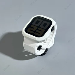 Versatile TPU Case and Silicone Strap for 49mm (A set of White)