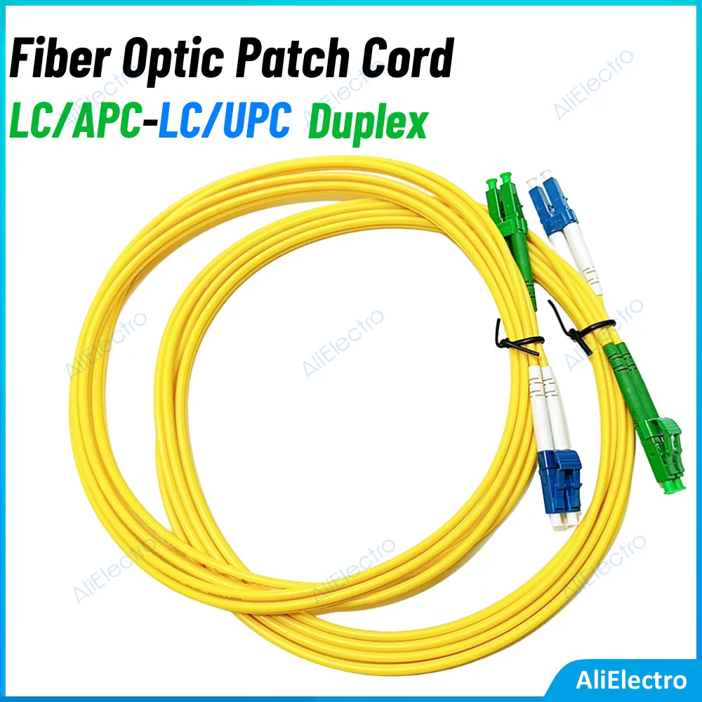 

10pcs /lot SM Duplex Single Mode LC/APC-LC/UPC Fiber Optic Patch Cord 1M/2M/3M/5M Jumper 2.0mm o 3.0mm free shipping