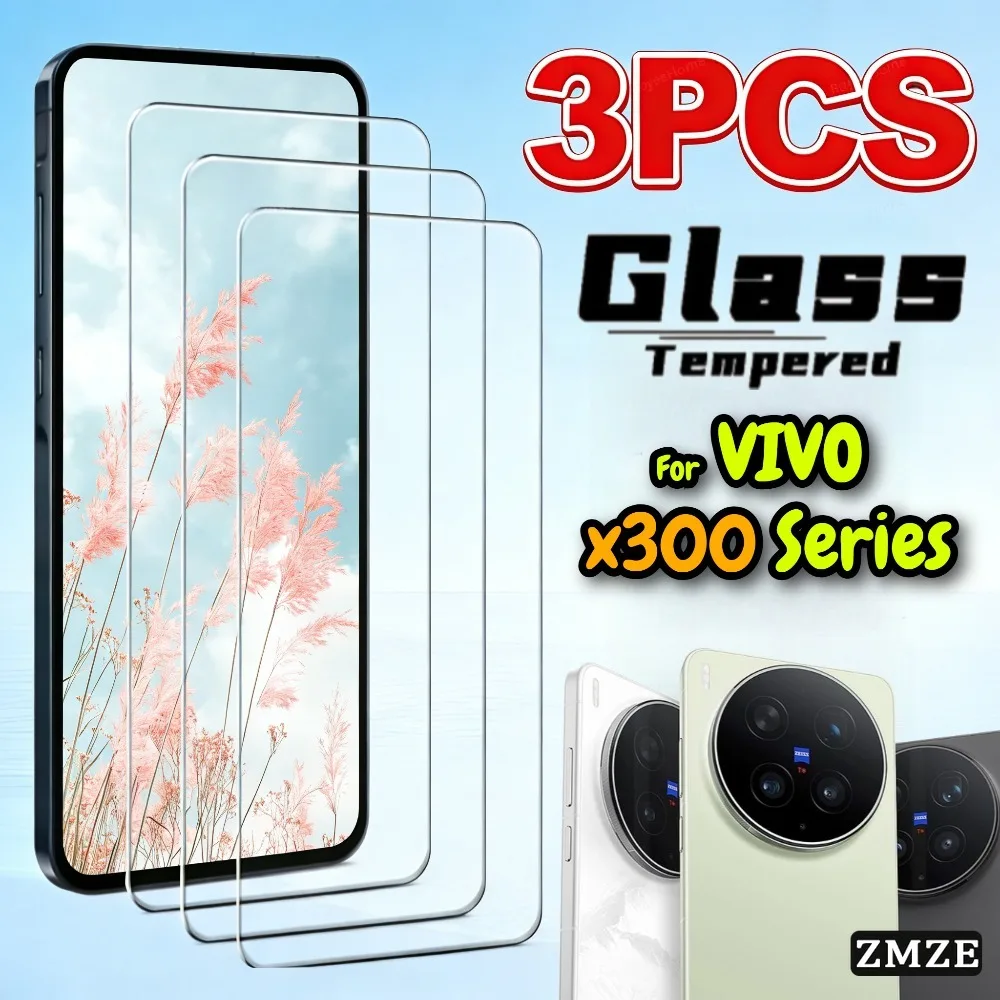 3er-Pack Glas-Displayschutzfolie für Vivo X300 Ultra 9H Härtegrad Gehärtete Glasfolie für Vivo X300 Pro X300S Displayschutzfolie