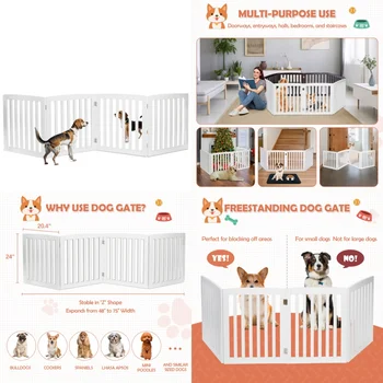 Foldable Indoor Dog Gate 1
