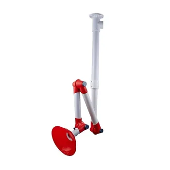 Braccio di scarico per fumo a soffitto Cappa di scarico per fumo in plastica regolabile portatile Estratto da laboratorio Strumento per fumi di olio Strumenti di aspirazione mobili