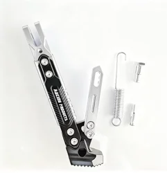 Enhanced Motorcycle Kickstand Foot Support Bracket - Universal Dirt Bike Accessory (Silver)