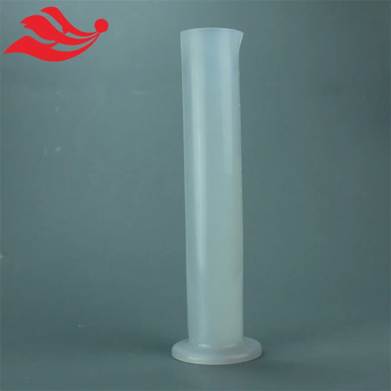 PFA Graduated Cylinder 200ml, Low Background, Visible for Liquid Reagents Volume