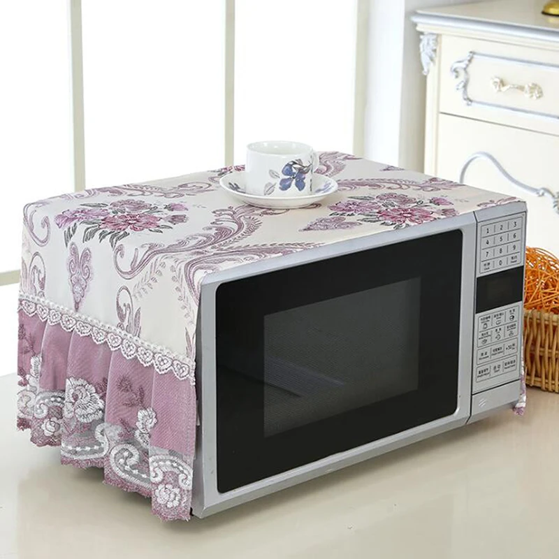 Waterproof PVC Microwave Cover Oilproof Microwave Oven Dust Cover For  Storage Bag Kitchen Accessories PVC Top