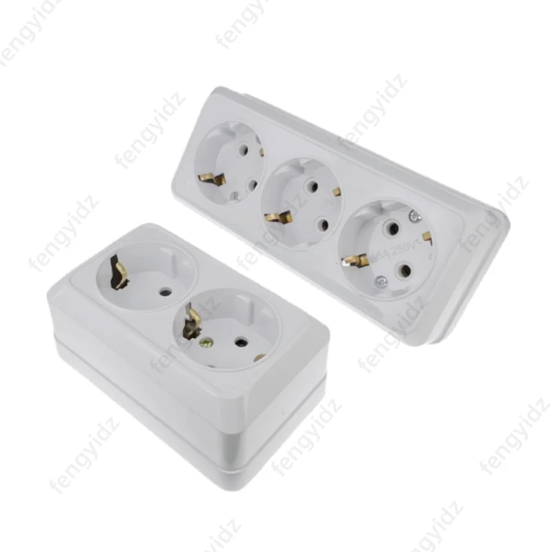 2 Gang Wall Power Socket European Standard electrical socket,power socket,extension sockets