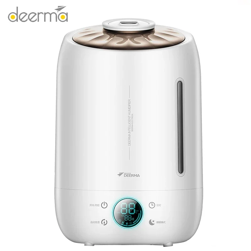 

Deerma Aromatherapy humidifier diffuser Ultrasonic Fog 5l Quiet Aroma Mist Maker Led Touch Screen Timing Function air Humidifier