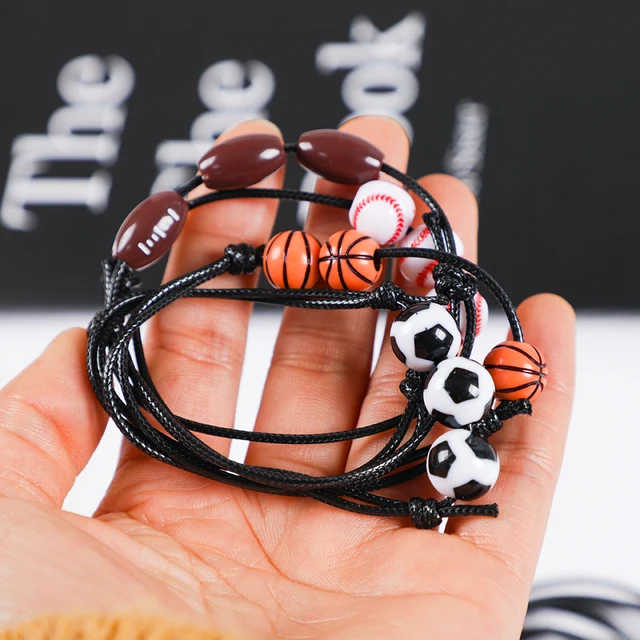 15 Braccialetti Calcio Per Bambini - Con Ciondoli, Regolabili, Per Feste E Sport, Ispirazionali - Foto 4