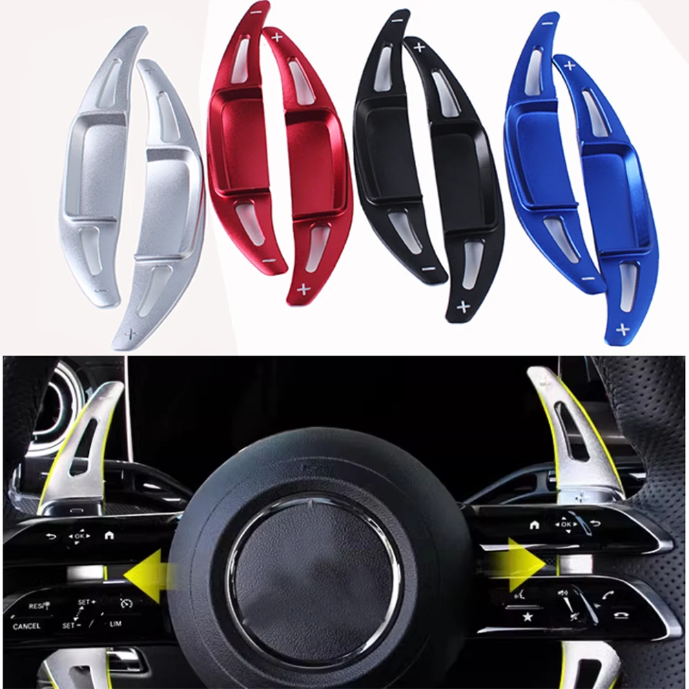 

Весло рулевого колеса, удлинитель для Mercedes Benz A B C E Class W206 W223 C180 C220d GLC EQE EQS, алюминиевое весло