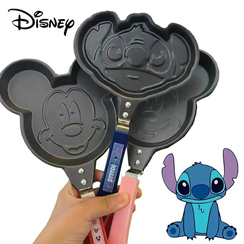 

Cute Frying Pan Cartoon Disney Non Stick Pot Cooking Kitchen Products Camping Cookware Can Be Open Flame Induction Cooker