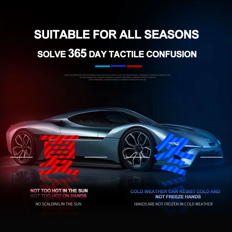 Premium D-Type Flat Bottom Steering Wheel Cover Wrap - Ultimate Protection Accessory